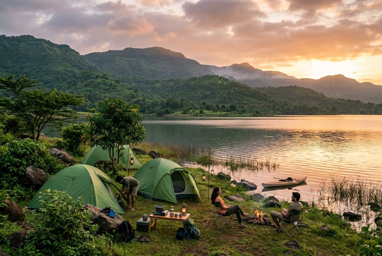 Lakeside Camping